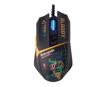 Myszka A4TECH BLOODY W63 Max RENEGADE Midnight USB Activated